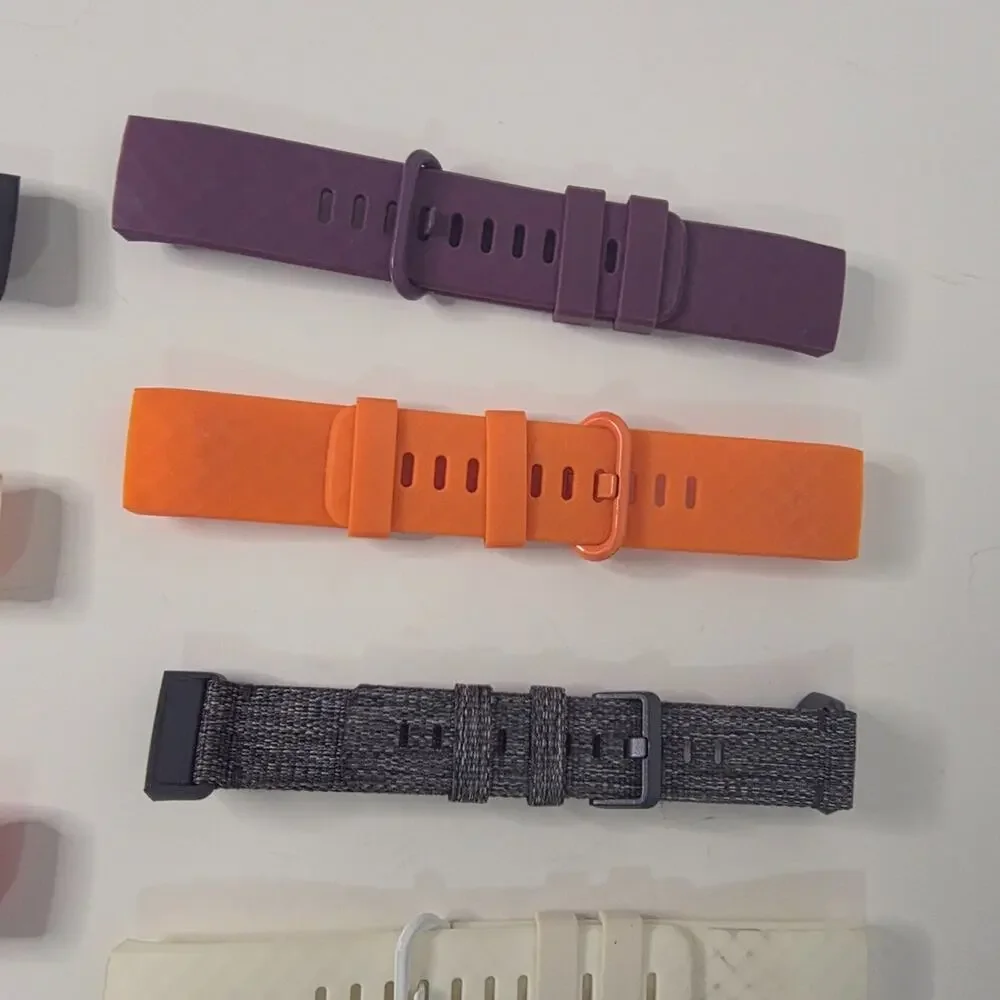 Lot 16 Fitbit Charge 3 4 Replacement Bands Assorted Colors Silicone Wristbands
